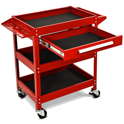 Rolling Tool Cart Mechanic Cabinet Storage ToolBox Organizer with Drawer, Red Garages at Gallery Canada