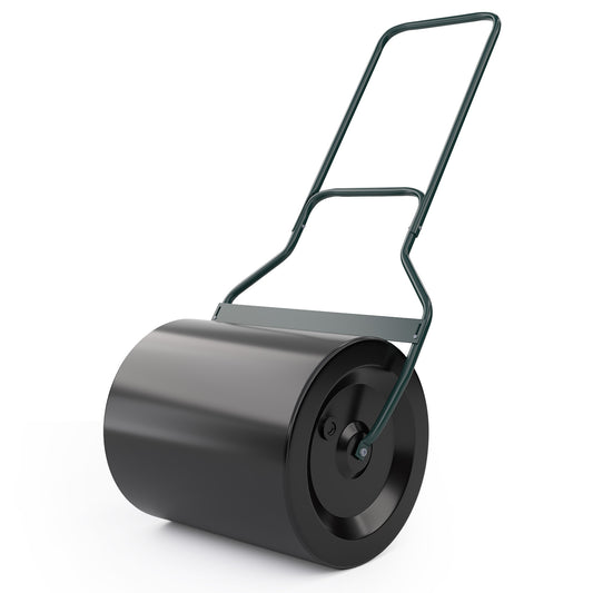 Lawn Roller With U-Shaped Handle, Black Lawn Care Tools Black at Gallery Canada