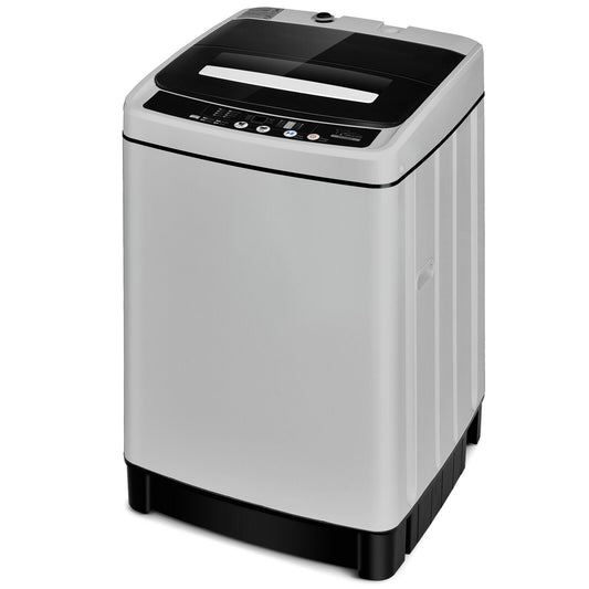 Full-Automatic Washing Machine 1.5 Cu.Ft 11 LBS Washer and Dryer, Gray