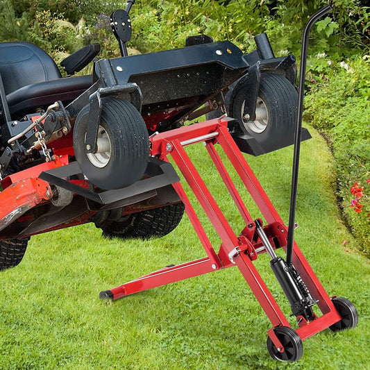 Hydraulic Lawnmower Lift Jack for Tractors and Zero Turn Riding Lawn Mowers - Gallery Canada
