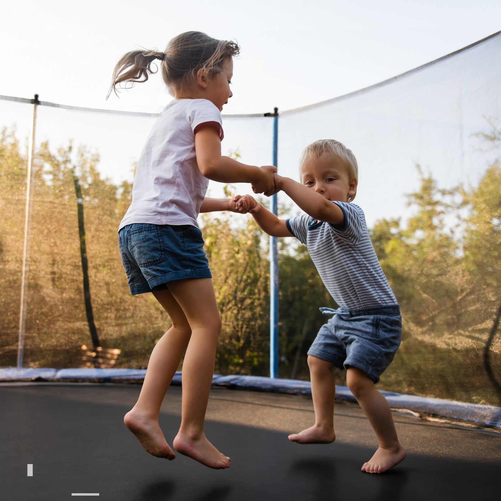 Outdoor Trampoline, 12 ft, Safety Closure Net, Blue Trampolines at Gallery Canada