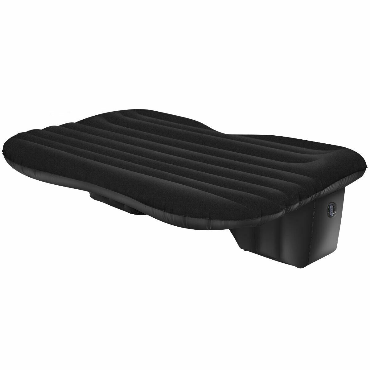 Inflatable Backseat Flocking Mattress Car SUV Travel with Pump, Black at Gallery Canada