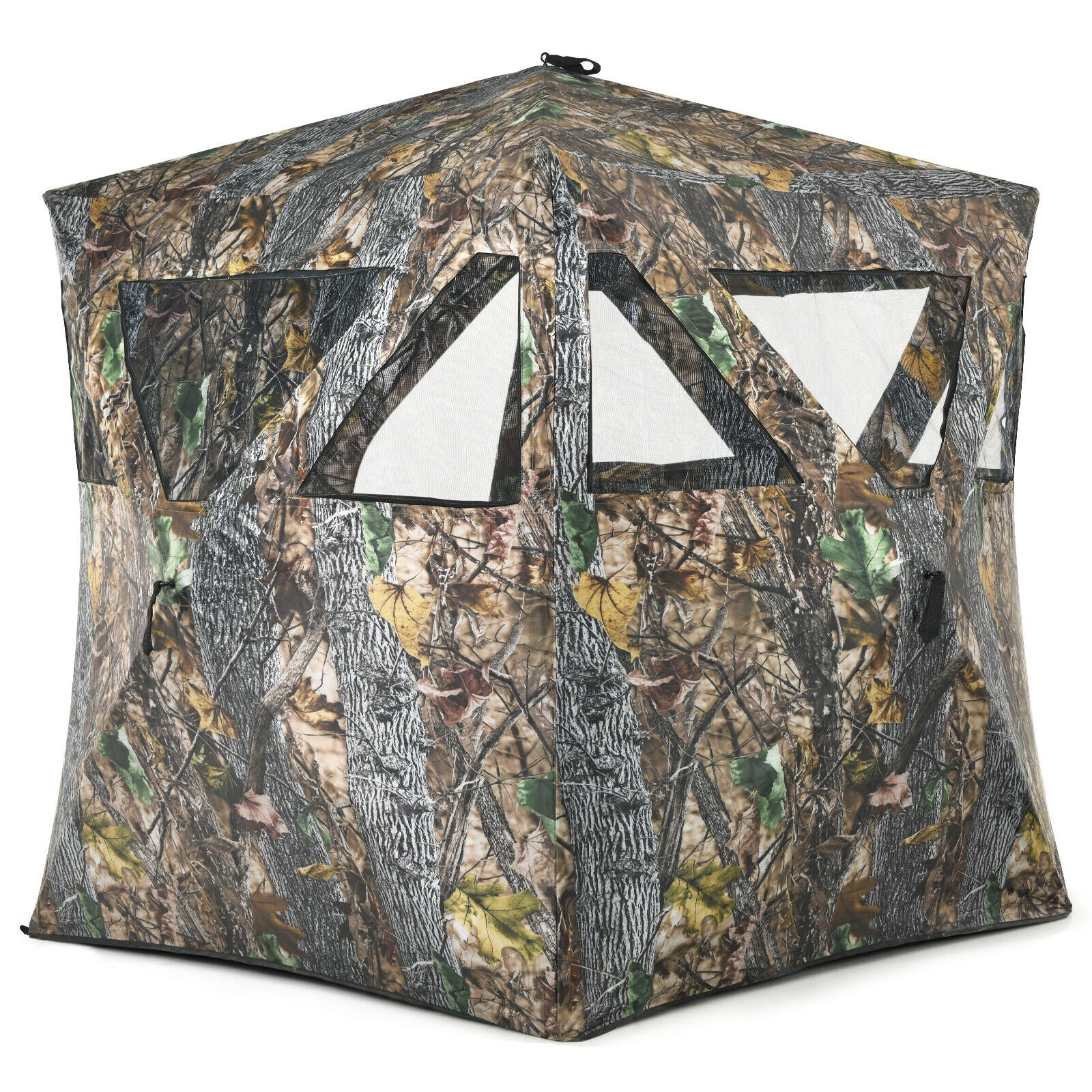 3 Person Portable Pop-Up Ground Hunting Blind with Tie-downs Tents Camouflage at Gallery Canada