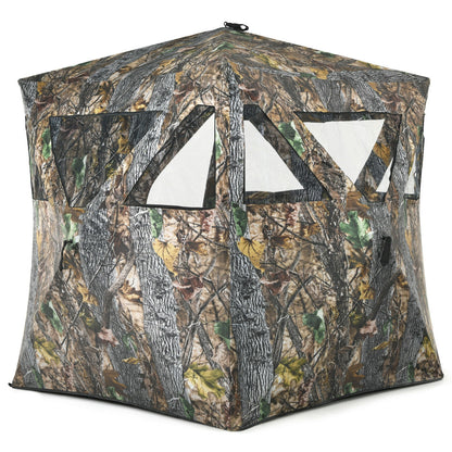 3 Person Portable Pop-Up Ground Hunting Blind, Tie-Downs Tents Options at Gallery Canada