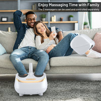 Thumbnail for 2-in-1 Foot and Calf Massager with Heat Function - Gallery View 2 of 9