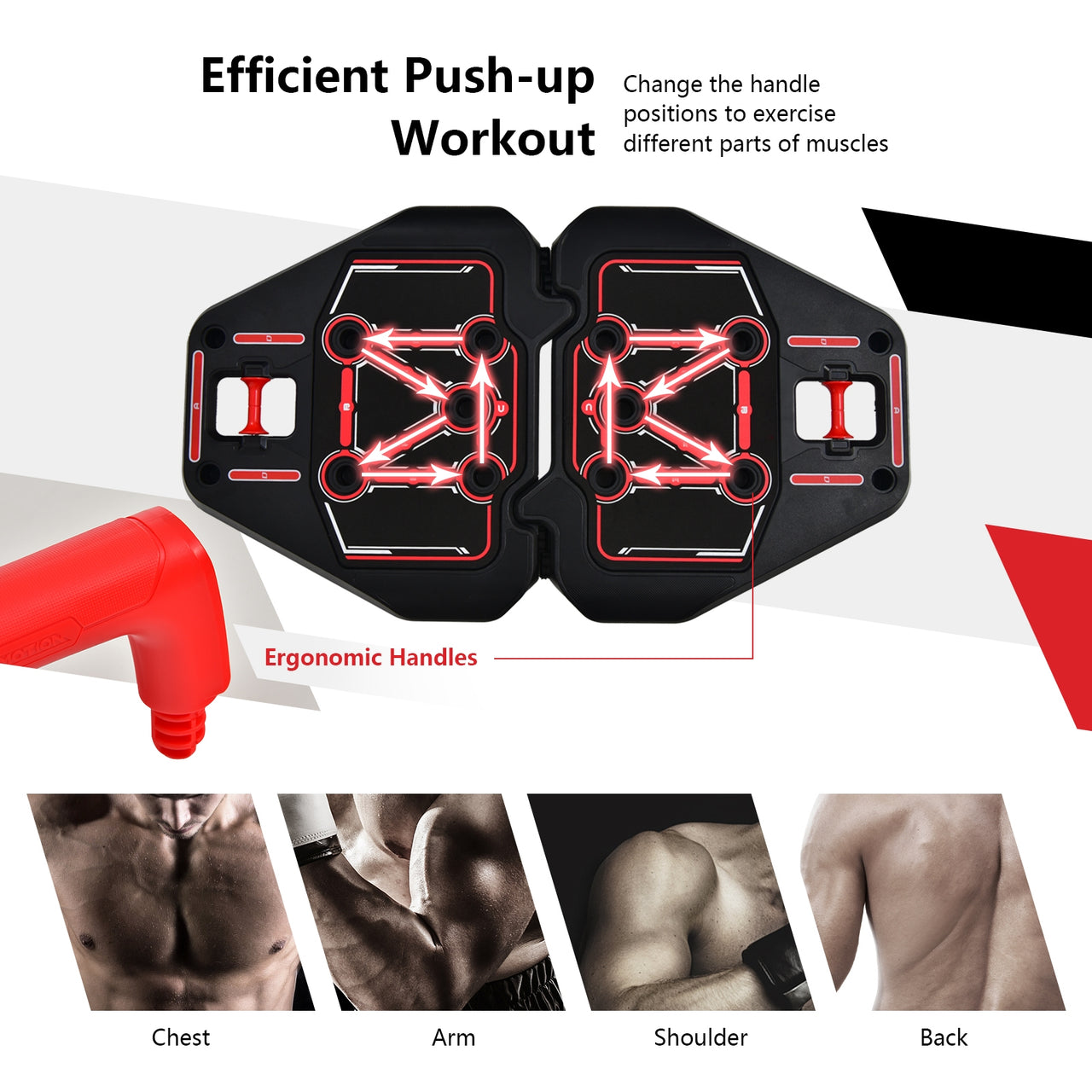All-in-one Portable Pushup Board with Bag - Gallery View 11 of 13