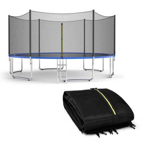 Trampoline Safety Enclosure Net, 16 ft, Black