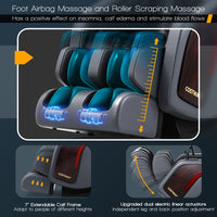 Thumbnail for Enjoyment 05 - 3D SL Track Thai Stretch Zero Gravity Full Body Massage Chair Recliner - Gallery View 12 of 13