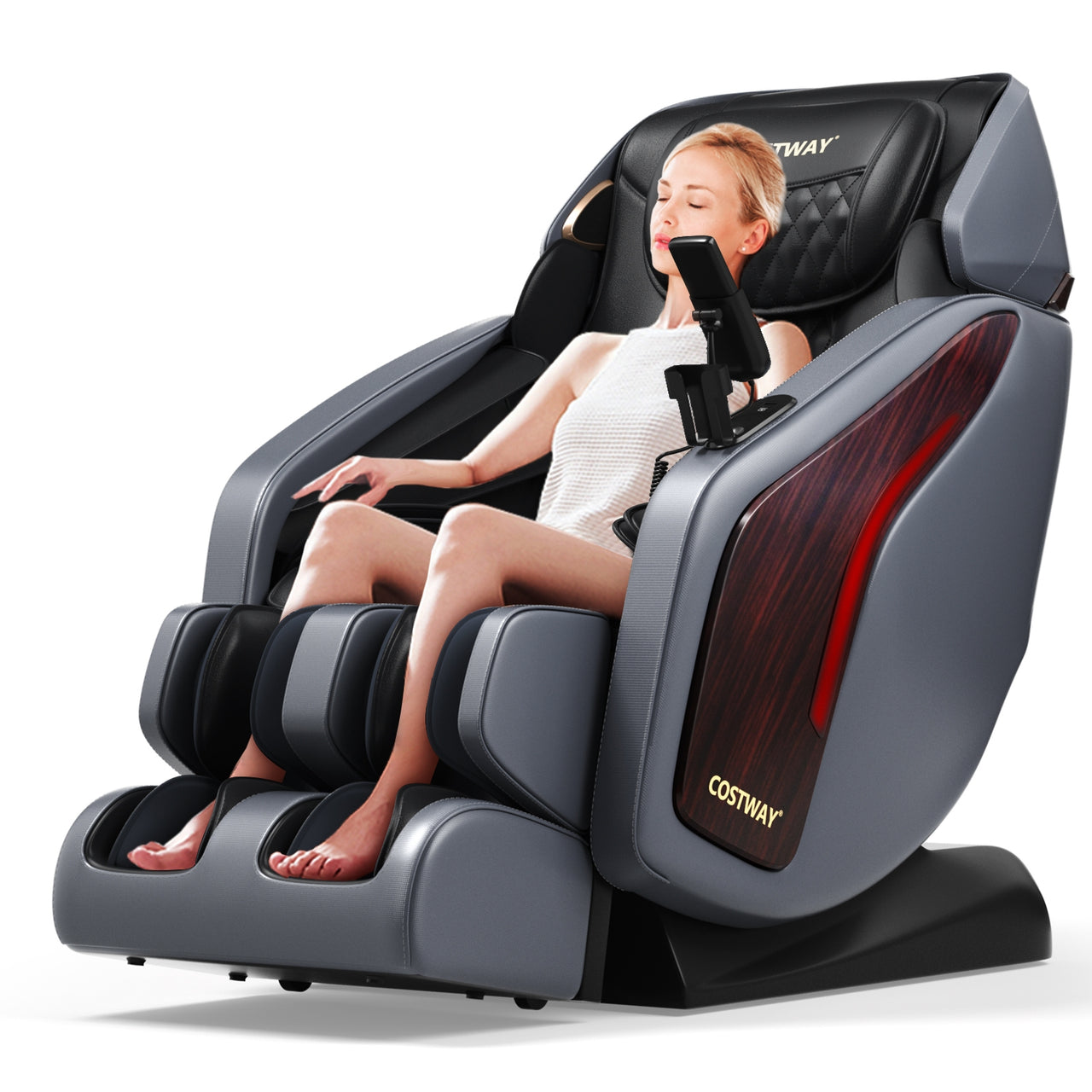 Enjoyment 05 - 3D SL Track Thai Stretch Zero Gravity Full Body Massage Chair Recliner - Gallery View 7 of 13