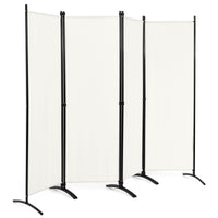 Thumbnail for 5.6 Feet 4 Panel Room Divider with Steel Frame - Gallery View 9 of 10