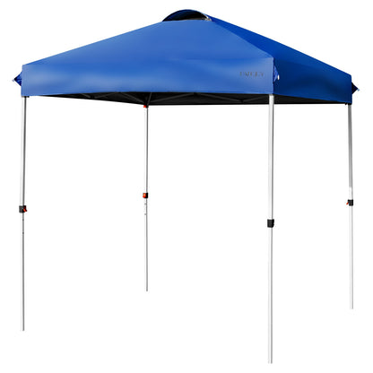 6.6 x 6.6 Feet Outdoor Pop-up Canopy Tent with Roller Bag, Blue Canopies at Gallery Canada
