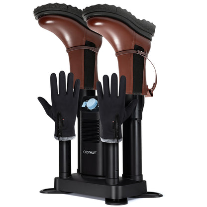 Electric Shoe Boot Dryer 4 Shoes with 180 Mins Timer Ozone Disinfection, Black Dryers at Gallery Canada