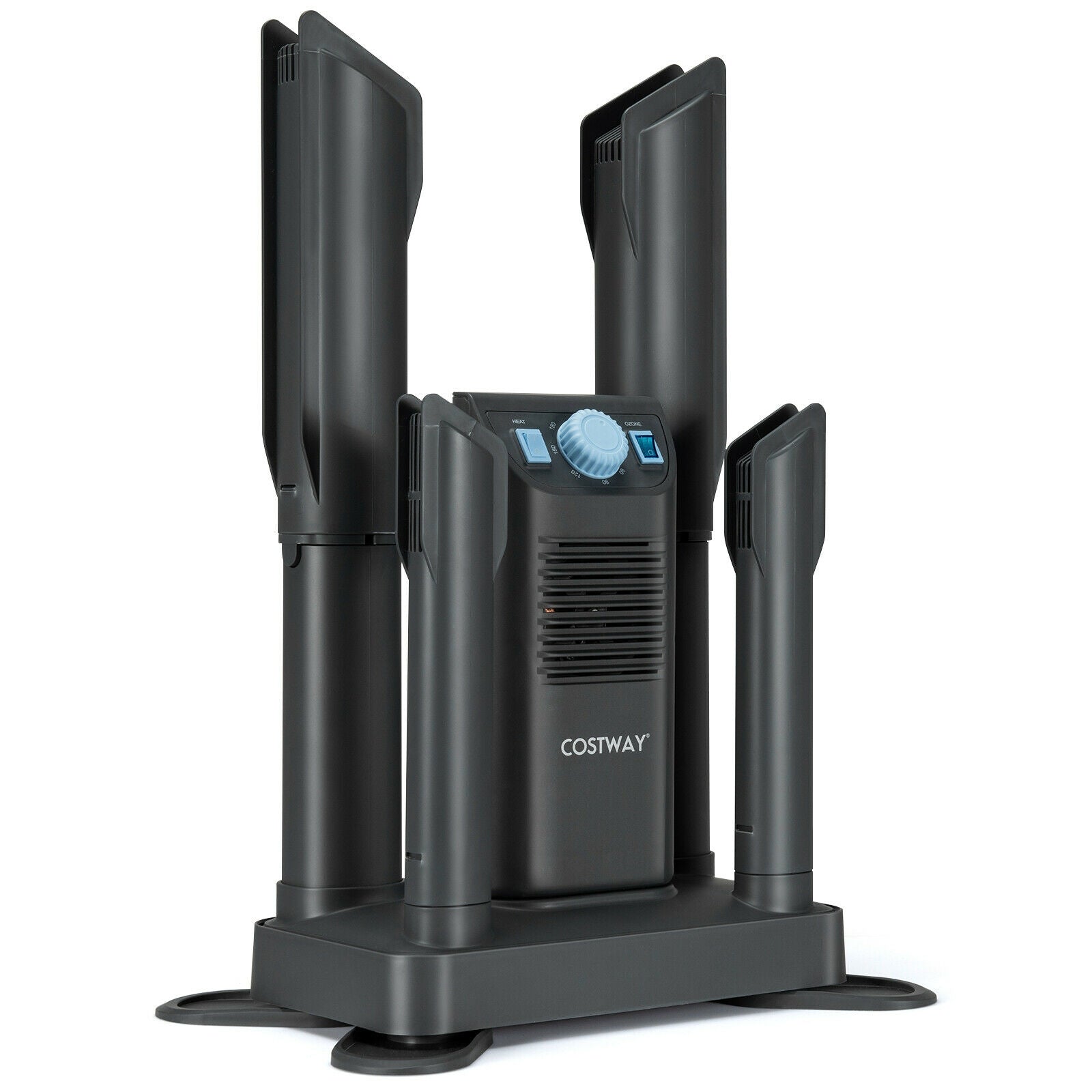 Electric Shoe Boot Dryer 4 Shoes with 180 Mins Timer Ozone Disinfection, Gray Dryers at Gallery Canada