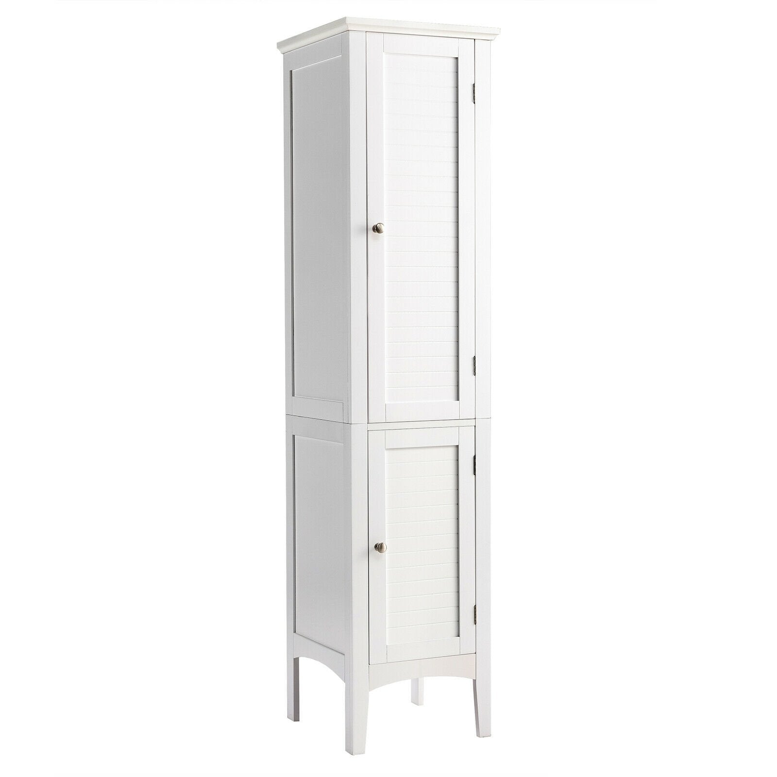 Freestanding Bathroom Storage Cabinet for Kitchen and Living Room, White Floor Cabinets at Gallery Canada