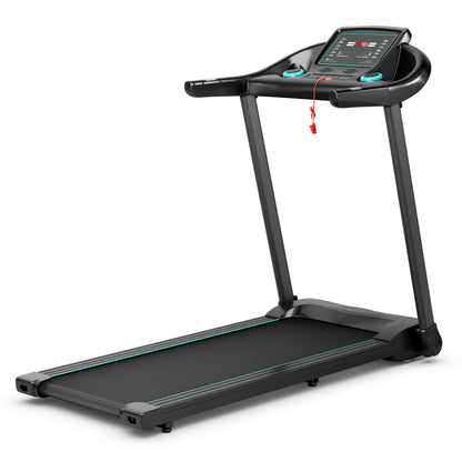 2.25HP Electric Running Machine Treadmill with Speaker and APP Control, Blue Treadmills at Gallery Canada