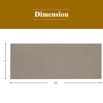 16' x 4' 2Pcs Universal Replacement Canopy for Pergola Structure Sun Awning, Beige Gazebos at Gallery Canada