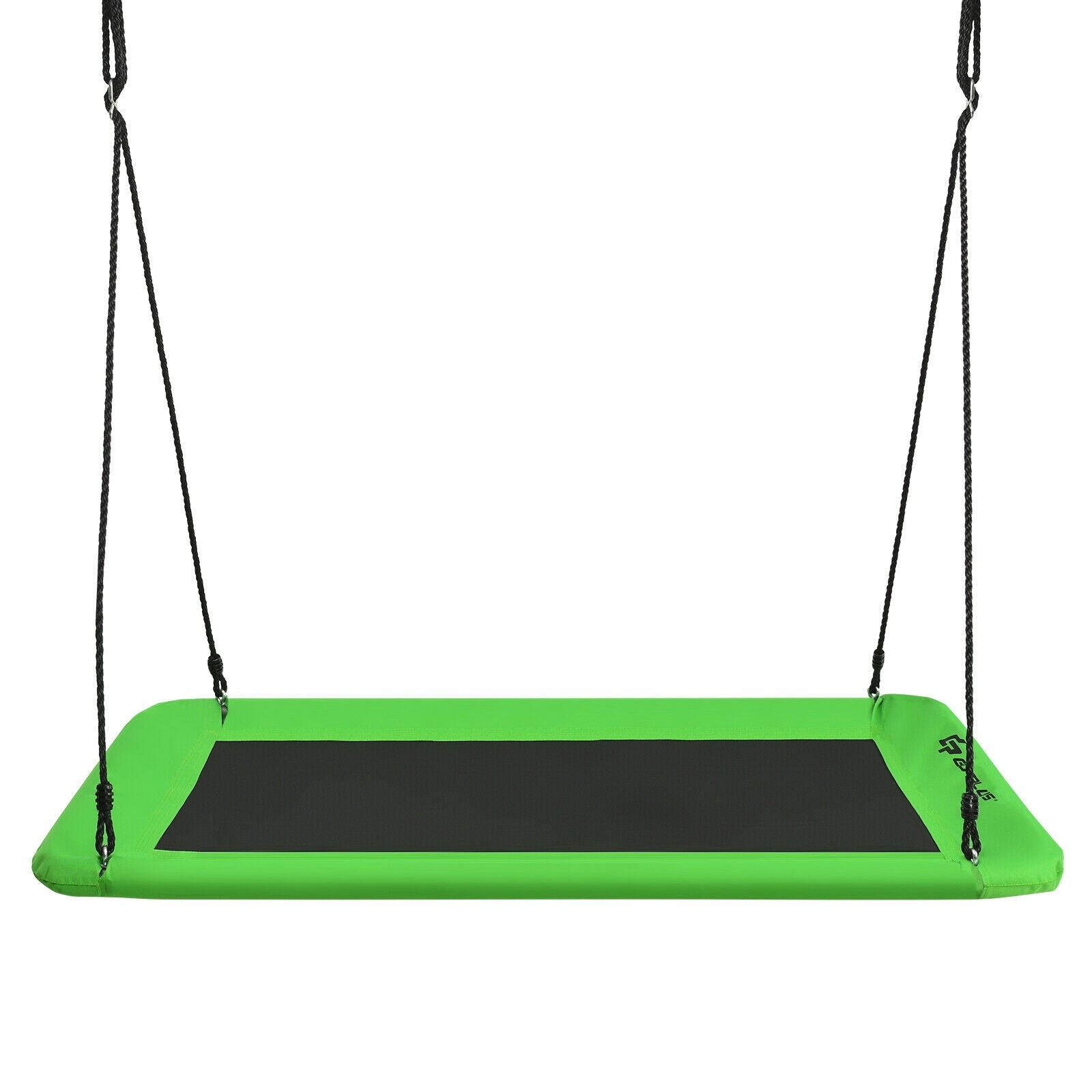 60 Inch Platform Tree Swing Outdoor with 2 Hanging Straps, Green Swing & Playsets at Gallery Canada