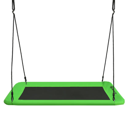 60 Inch Platform Tree Swing Outdoor with 2 Hanging Straps, Green Swing & Playsets at Gallery Canada
