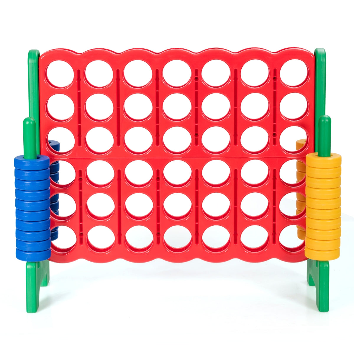 Jumbo 4-to-Score Giant Game Set with 42 Jumbo Rings and Quick-Release Slider, Green Lawn Games at Gallery Canada