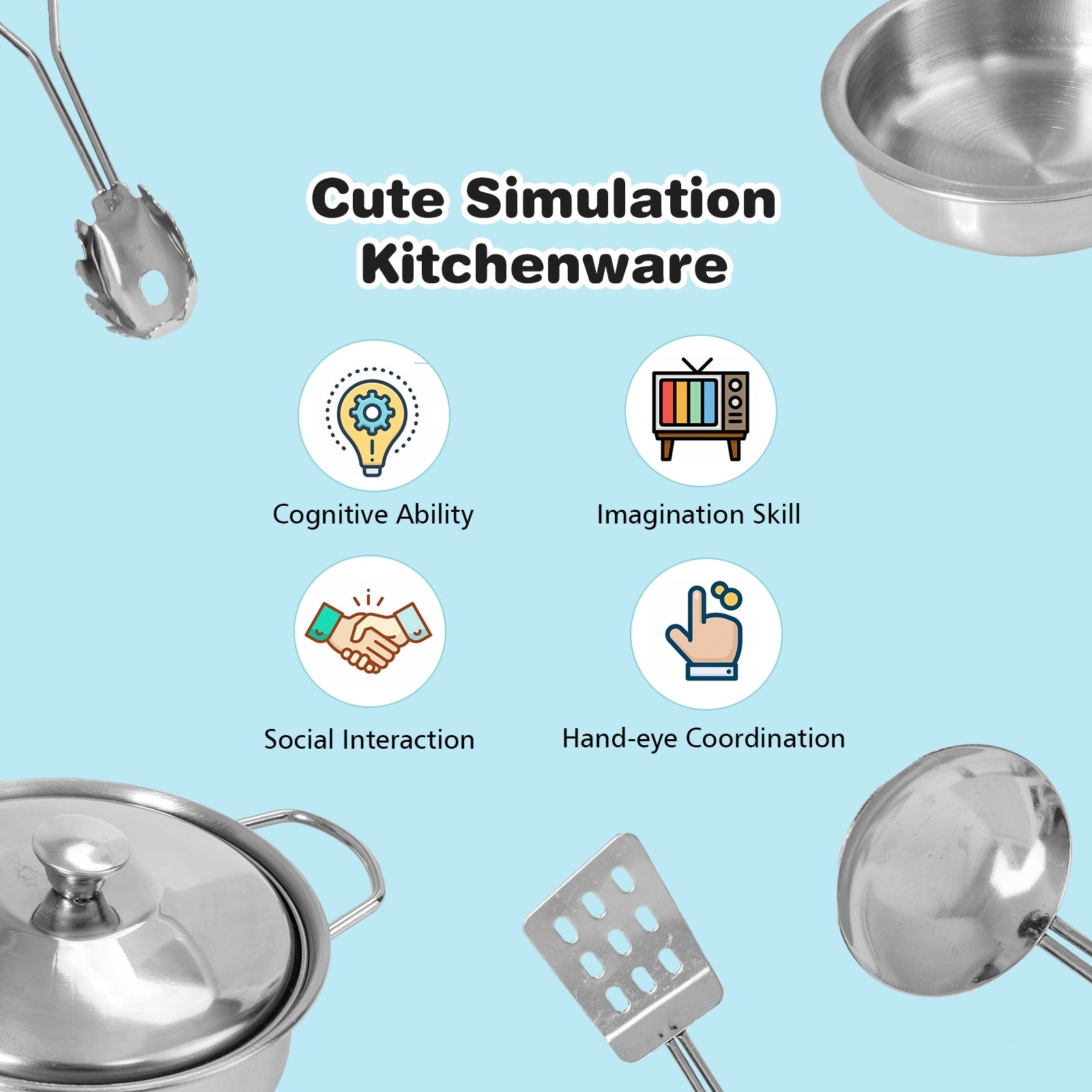 Vintage Play Kitchen Pretend Kids Cooking Playset Toys with Water Dispense, White Play Kitchen Sets at Gallery Canada