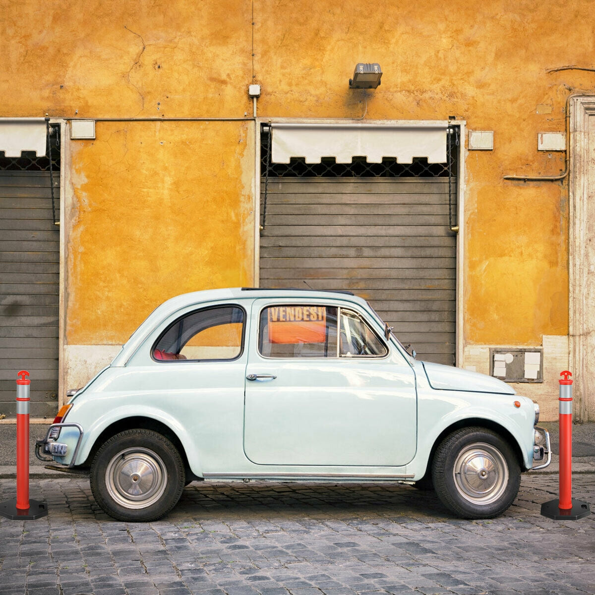 6 Pack 45 Inch Orange Traffic Delineator Post Cone, Orange Decorative Accessories at Gallery Canada