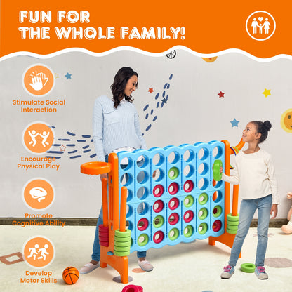 2.5ft 4-to-Score Giant Game Set, Orange Lawn Games at Gallery Canada