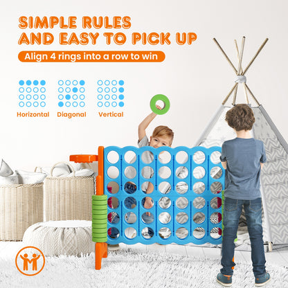 2.5ft 4-to-Score Giant Game Set, Orange Lawn Games at Gallery Canada