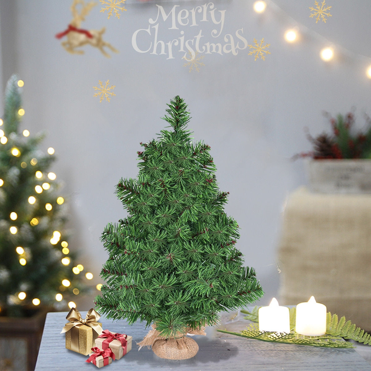 Holiday Season Decor Artificial PVC Christmas Tree-3 ft, Green Christmas Tree at Gallery Canada