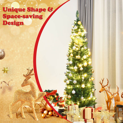 PVC Artificial Slim Pencil Christmas Tree-5', Green Christmas Tree at Gallery Canada