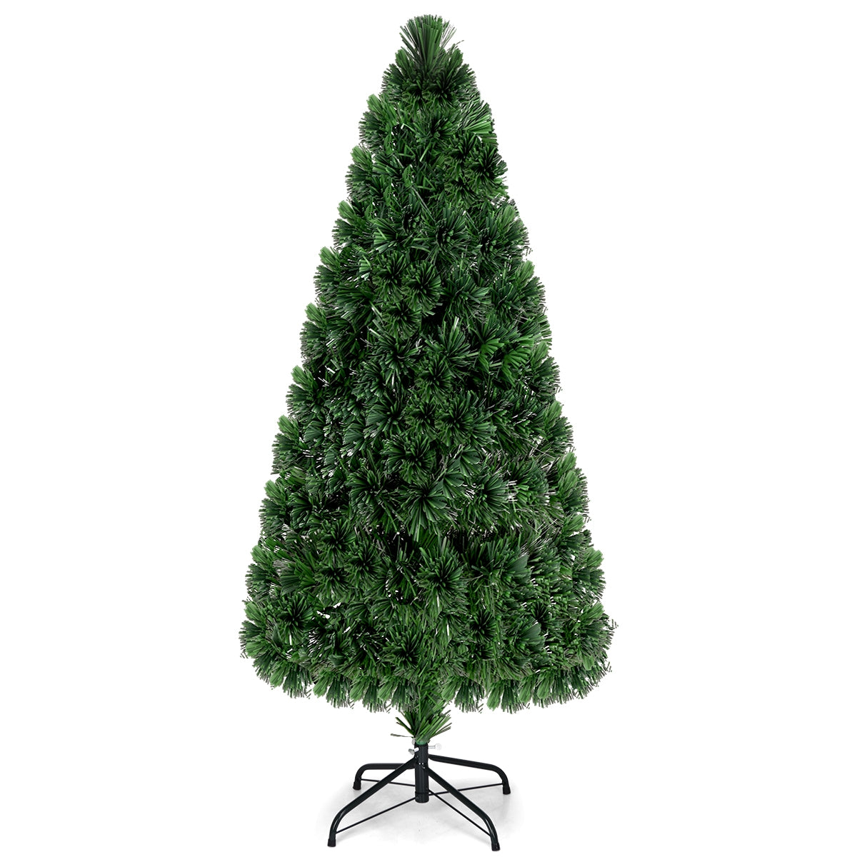 6 ft Fiber Optic Artificial PVC Christmas Tree, Green Christmas Tree at Gallery Canada