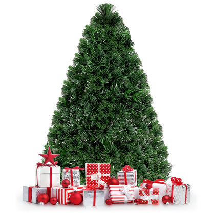 Pre-Lit Fiber Optic PVC Christmas Tree, 4 ft, Green Christmas Tree at Gallery Canada