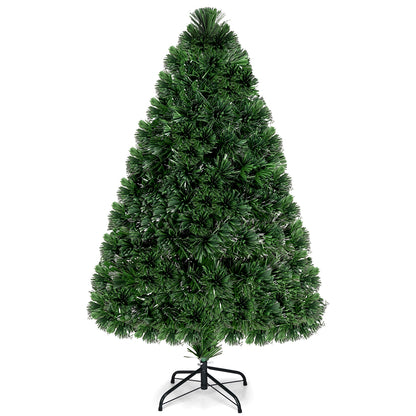 Pre-Lit Fiber Optic PVC Christmas Tree, 4 ft, Green Christmas Tree Green at Gallery Canada