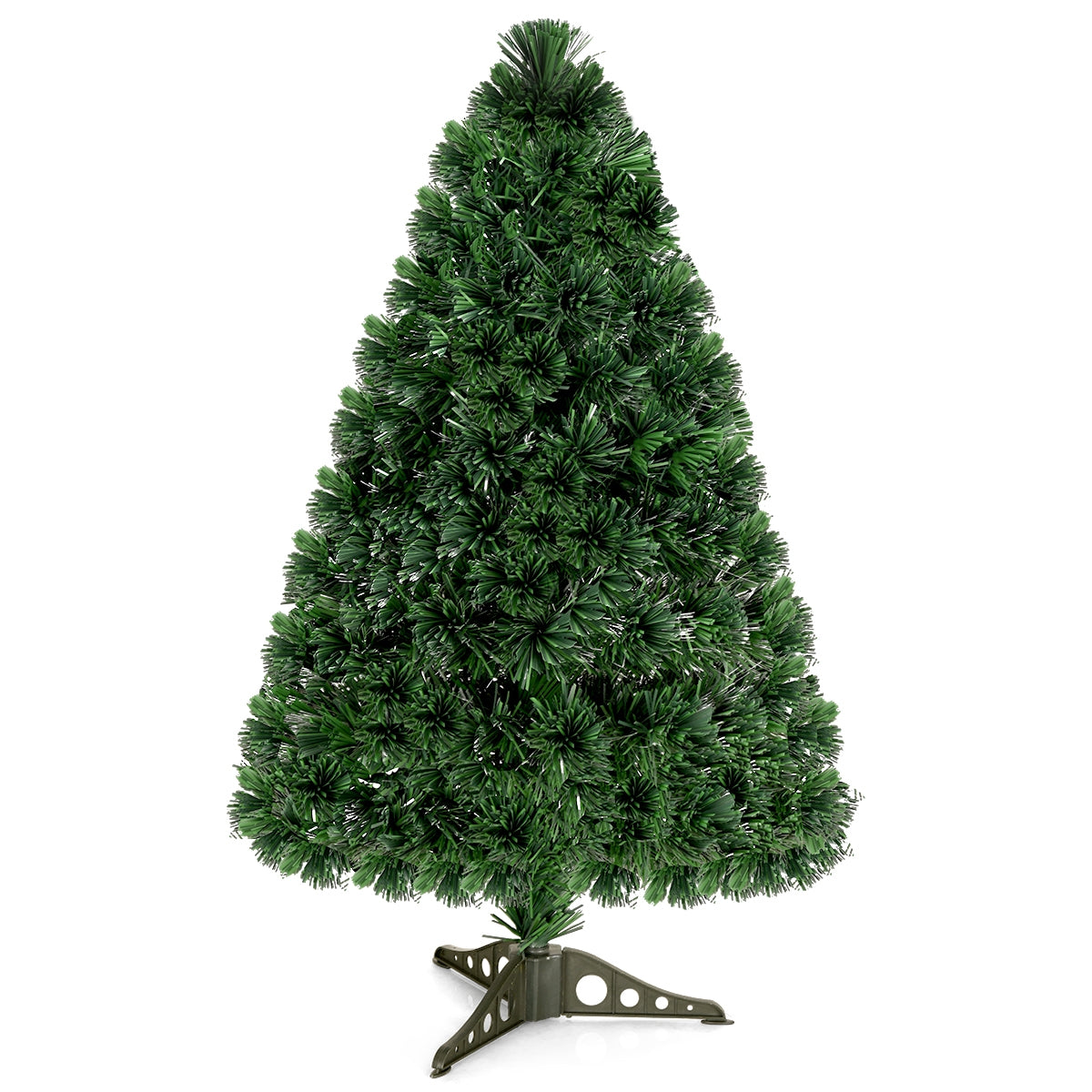 3 Ft Pre-Lit Fiber Optic PVC Christmas Tree, Green Christmas Tree Green at Gallery Canada