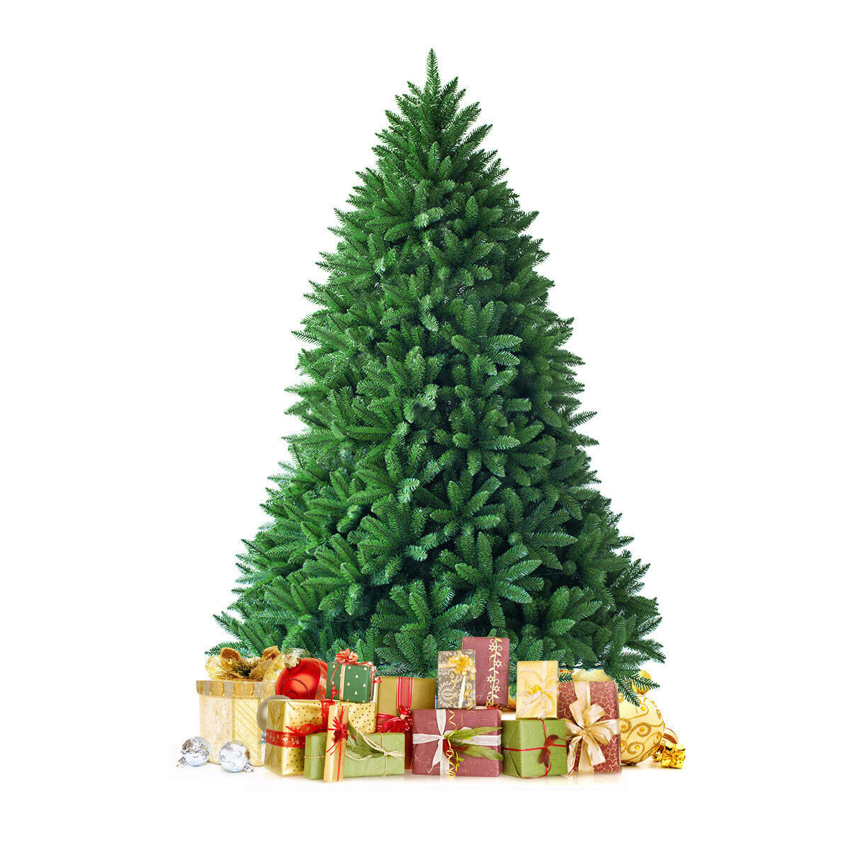 5 Feet Artificial Fir Christmas Tree with 600 Branch Tips, Green Christmas Tree at Gallery Canada