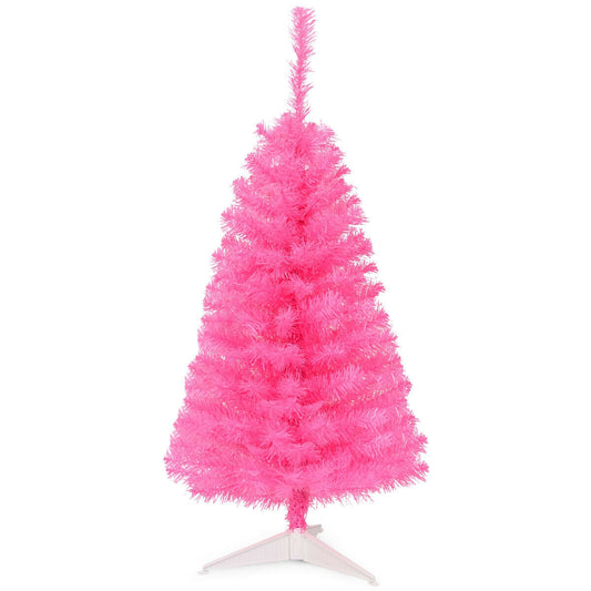 3 ft Premium Artificial Christmas Mini Tree with Stand, Pink Christmas Tree Pink at Gallery Canada