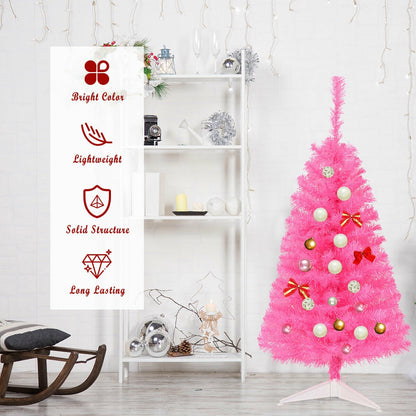 3 ft Premium Artificial Christmas Mini Tree with Stand, Pink Christmas Tree at Gallery Canada