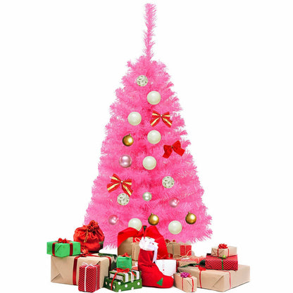 3 ft Premium Artificial Christmas Mini Tree with Stand, Pink Christmas Tree at Gallery Canada
