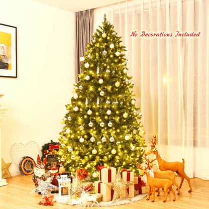 7.5 Feet Artificial Fir Christmas Tree, LED Lights, 1968 Branch Tips, Green Christmas Tree at Gallery Canada