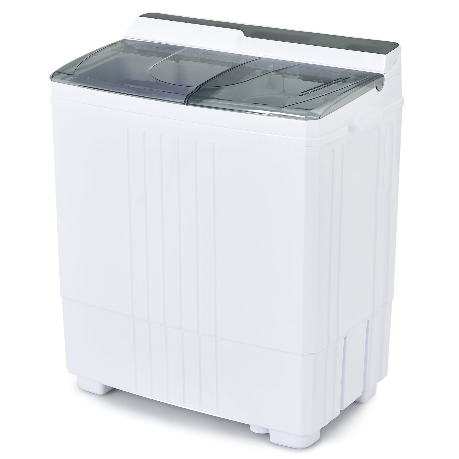 Twin Tub Portable Washing Machine, Timer Control, Drain Pump, Gray Washing Machines at Gallery Canada
