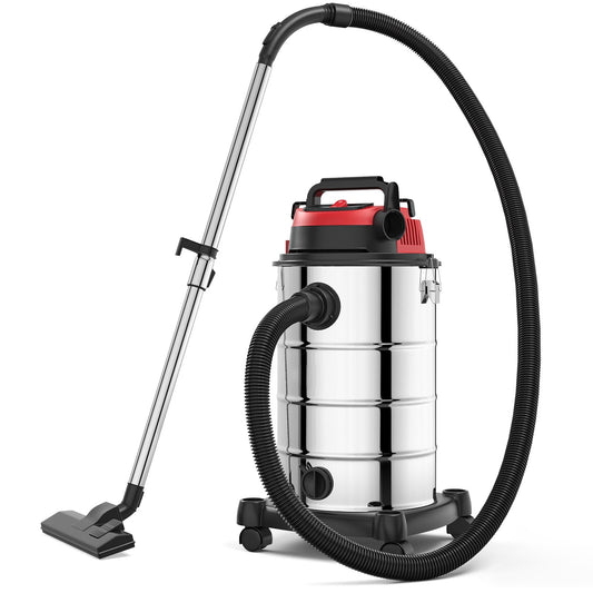 6 HP 9 Gallon Shop Vacuum Cleaner with Dry and Wet and Blowing Functions, Black