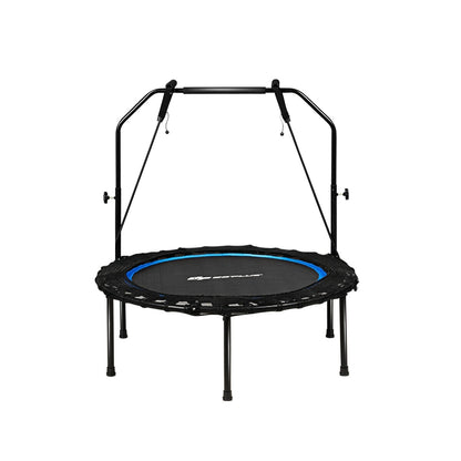 40 Inch Foldable Rebounder, Adjustable Resistance Bands, Blue Trampolines at Gallery Canada