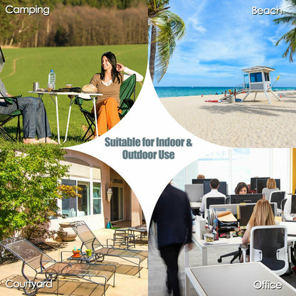 Outdoor Folding Camping Bed for Sleeping Hiking Travel, Gray Camping Furniture at Gallery Canada