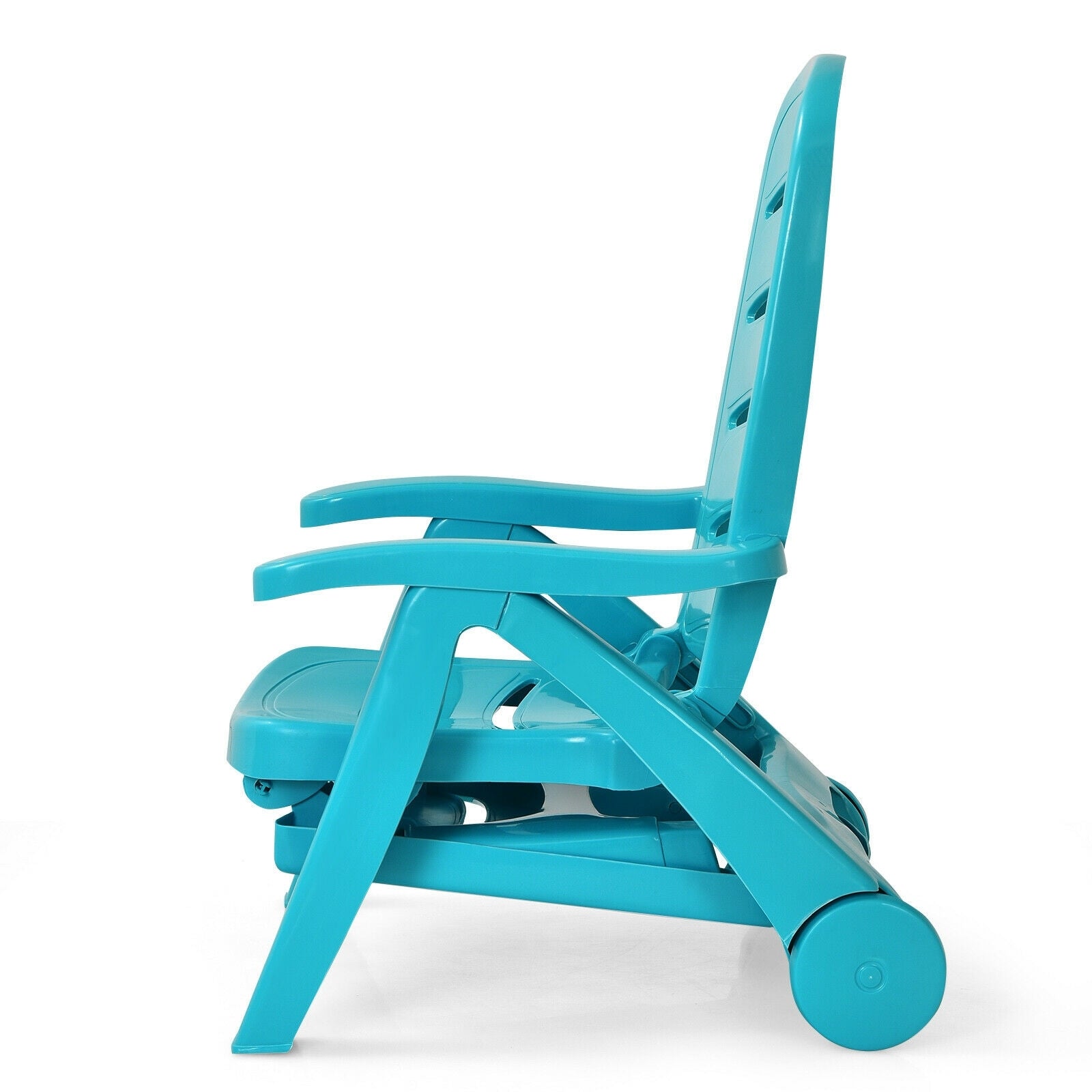 5 Position Adjustable Folding Lounger Chaise Chair, Turquoise Outdoor Chaise Lounges at Gallery Canada