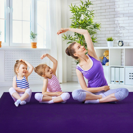 Workout Yoga Mat for Exercise, Purple - Gallery Canada