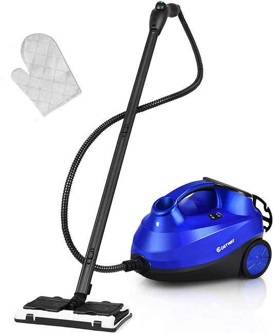 2000W Heavy Duty Steam Cleaner Mop, Detachable Handheld Unit, Blue