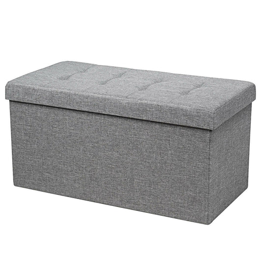 31.5 Inch Fabric Foldable Storage with Removable Storage Bin, Light Gray - Gallery Canada