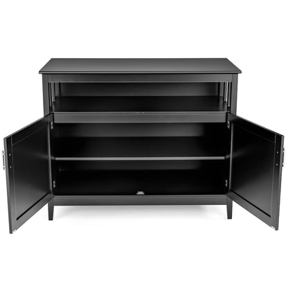 Modern Practical Wooden Kitchen Lockers with Large Storage Space, Black Sideboards Cabinets & Buffets at Gallery Canada