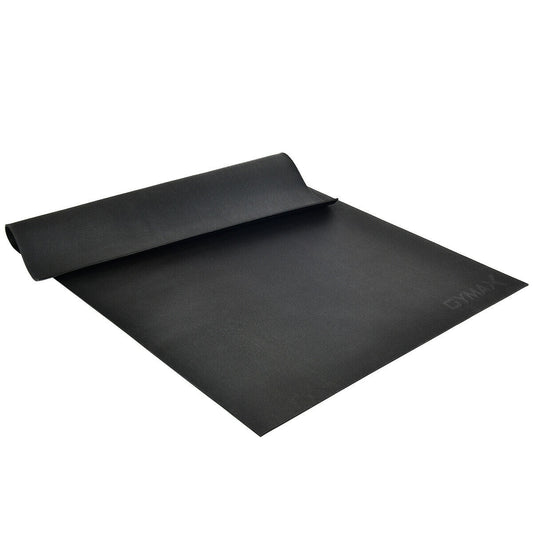 Large Yoga Mat 6' x 4' x 8 mm Thick Workout Mats, Black Yoga & Gym Mats Black at Gallery Canada