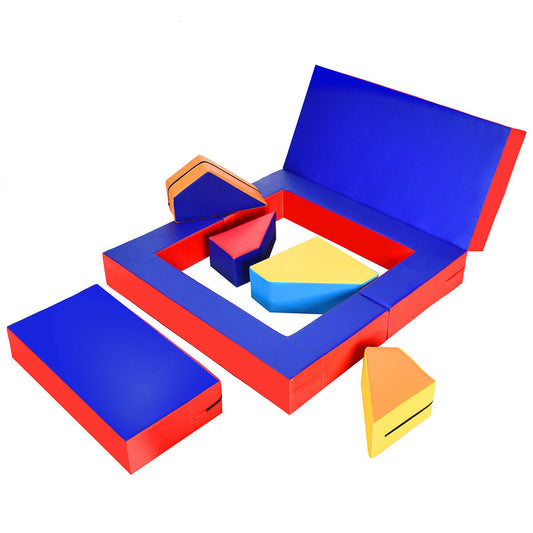 4-in-1 Crawl Climb Foam Shapes, Toddler Kids Play Set, Multicolor Kids Chairs & Seating Multicolor at Gallery Canada