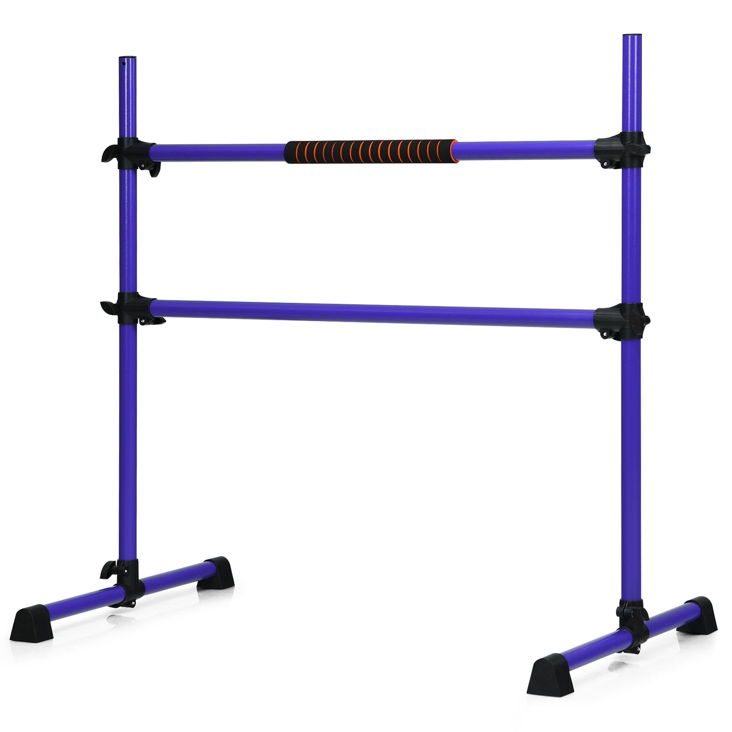 4 Feet Portable Freestanding Ballet Barre, Purple
